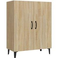 Vidaxl Sideboard Sonoma Oak 70X34X90 Cm Engineered Wood, Brown