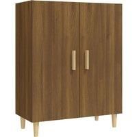 Vidaxl Sideboard Brown Oak 70X34X90 Cm Engineered Wood, Brown