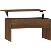 Vidaxl Coffee Table Brown Oak 80X50.5X41.5 Cm Engineered Wood, Brown