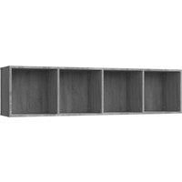 Book Cabinet/TV Cabinet Living Room Wall Shelf Book Stand Wall Rack vidaXL