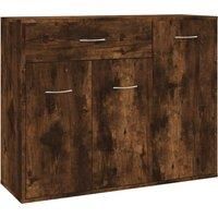 Sideboard Storage Drawer Side Cabinet Engineered Wood Multi Colours vidaXL