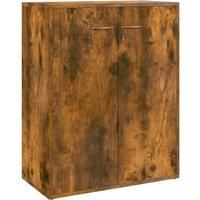 Sideboard Smoked Oak 60x30x75 cm Engineered Wood