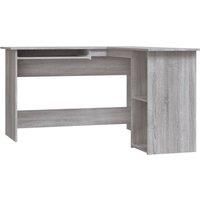 Corner Desk Computer Desk Study L-shaped Desk Table Engineered Wood vidaXL