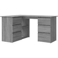 Corner Desk Chipboard Home Office Computer Study Table Multi Colours vidaXL