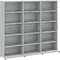 CD Cabinet CD Shelf Rack Storage Cabinet Display Shelf Engineered Wood vidaXL