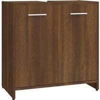 Bathroom Cabinet Engineered Wood Cupboard Organiser Board Multi Colours vidaXL