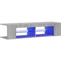 TV Cabinet with LED Lights Bedroom Console HiFi Cabinet Multi Colors vidaXL