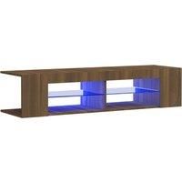 TV Cabinet with LED Lights Bedroom Console HiFi Cabinet Multi Colors vidaXL