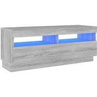 TV Cabinet with LED Lights TV Stand Multi Colours 100x35x40/80x35x40 cm vidaXL