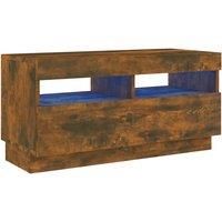 TV Cabinet with LED Lights TV Stand Multi Colours 100x35x40/80x35x40 cm vidaXL