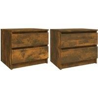 Bed Cabinet Nightstand Side Table Storage Bed Table Engineered Wood vidaXL