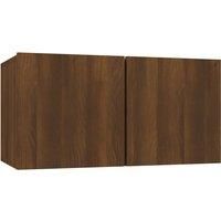 vidaXL Hanging TV Cabinet Brown Oak 60x30x30 cm Engineered Wood