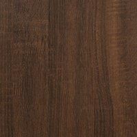 vidaXL Wall Cube Shelves 4 pcs Brown Oak 80x15x26.5 cm Engineered Wood