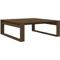 vidaXL Coffee Table Brown Oak 100x100x35 cm Engineered Wood, Brown