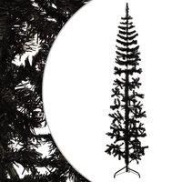 Slim Artificial Half Christmas Tree with Stand Xmas Artificial Tree vidaXL