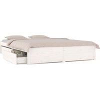Bed Frame with Drawers Wooden Bedstead Platform Bed Multi Colours/Sizes vidaXL