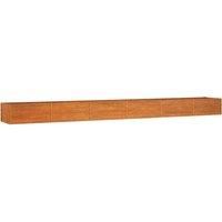 Garden Raised Bed Outdoor Pot Plant Stand Planter Rusty Corten Steel vidaXL
