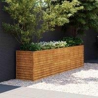 vidaXL Garden Raised Bed 291x50x69 cm Corten Steel Durable