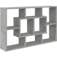 Vidaxl Wall Shelf Concrete Grey 85X16X52 5 Cm Engineered Wood