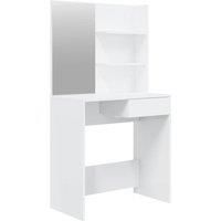 Dressing Table with Mirror Bedroom Makeup Vanity Desk Cosmetic Table vidaXL