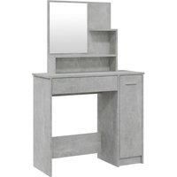 Dressing Table Makeup Table Vanity Desk Cosmetic Table with Mirror vidaXL