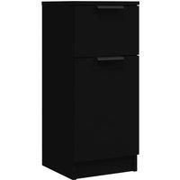vidaXL Sideboard - Durable Engineered Wood Construction, Versatile Bedroom & Living Room Cabinet with Ample Storage, Black