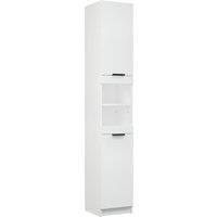 Bathroom Cabinet Washroom Storage Cabinet Cupboard Engineered Wood vidaXL