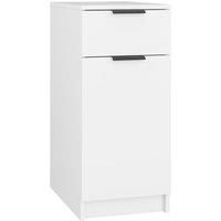 Desk Cabinet Desk Cupboard Home Office Storage Cabinet Engineered Wood vidaXL