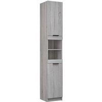 Bathroom Cabinet Washroom Storage Cabinet Cupboard Engineered Wood vidaXL