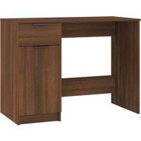 Desk Engineered Wood Home Office Computer Table Study Writing Desk vidaXL