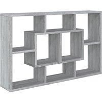 Wall Shelf Home Living Room Hanging Rack Floating Shelf Engineered Wood vidaXL