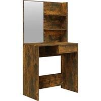 Dressing Table with Mirror Bedroom Makeup Vanity Desk Cosmetic Table vidaXL