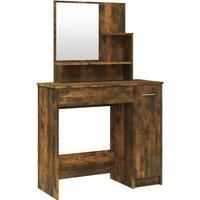 Dressing Table Makeup Table Vanity Desk Cosmetic Table with Mirror vidaXL