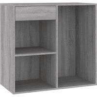 Cosmetic Cabinet Dressing Room Storage Makeup Cupboard Engineered Wood vidaXL