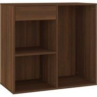 vidaXL Cosmetic Cabinet Brown Oak 80x40x75 cm Engineered Wood