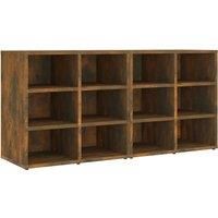 Shoe Cabinet Hallway Wall Mounted Shoe Storage Rack Shelf Cupboard vidaXL