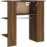 Hallway Cabinet Wall Mounted Cabinet Hall Shelving Engineered Wood vidaXL