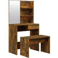 Dressing Table Set HomeVanity Table Makeup Vanity Desk Cosmetic Table vidaXL