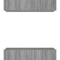 4x Wall TV Cabinets Media Unit Furniture Multi Colours Multi Sizes vidaXL