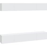 4x Wall TV Cabinets Media Unit Furniture Multi Colours Multi Sizes vidaXL