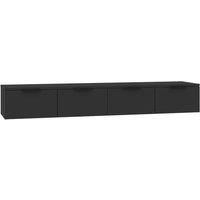 2x Wall Cabinets Engineered Wood Floating Hanging Cabinet Multi Colours vidaXL