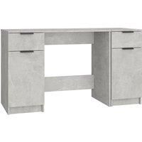 Desk with Side Cabinet Engineered Wood Standing Desk Multi Colours vidaXL