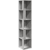 Vidaxl Corner Cabinet Grey Sonoma 33X33X164 5 Cm Engineered Wood