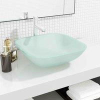 Basin Glass Bathroom Sink Home Washroom Sink Bowl Basin Multi Colours vidaXL