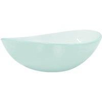 Basin Tempered Glass Frosted Bathroom Sink Washroom Wash vidaXL