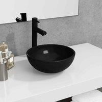 Basin Tempered Glass Bathroom Sink Basin Multi Colours Multi Sizes vidaXL