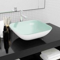 Basin Glass Bathroom Sink Home Washroom Sink Bowl Basin Multi Colours vidaXL