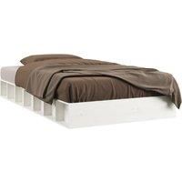 Bed Frame Home Wooden Bedstead Bed Base Mattress Foundation Solid Wood vidaXL