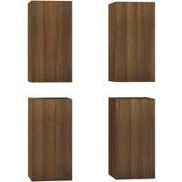 4x TV Cabinets Engineered Wood TV Unit Furniture Multi Colours/Sizes vidaXL