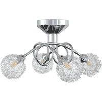 1/4x Ceiling Lamp for 4 G9 LED Lights Lighting Fixture Multi Models vidaXL